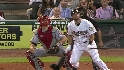 Martinez's first career homer