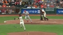 Lincecum gets hit by bat