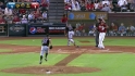 Burroughs scores on wild pitch
