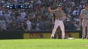 Hundley's leadoff triple