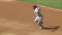 Phillips' strong throw