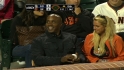 Bonds takes in the game