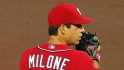 Milone's Major League debut