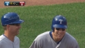 Hamilton's bases-clearing triple