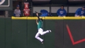 Wells' leaping catch