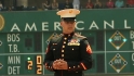 Corporal Kiernan's first pitch