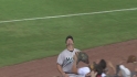 Gaby's great catch