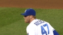 Adcock's first MLB save