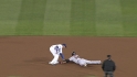 Barajas' strong throw