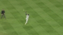 Hudson's leaping grab