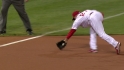 Polanco saves a run