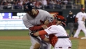 Jay on collision at the plate