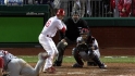 Phils reach warning track twice