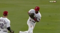 Andrus' tough grab