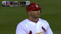 Holliday's three hits