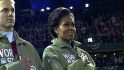 First lady appears at Series