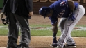 Washington on Beltre's foul ball