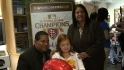 Cards, Vera Clemente give back