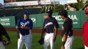 Players on facing Chinese Taipei