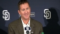 Byrnes introduced as Padres GM