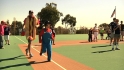 Padres visit the Miracle League