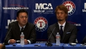 Darvish introduced in Texas