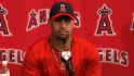 Pujols' first day at Angels camp