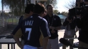 Aoki arrives at Brewers camp