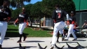 Marlins do agility drills