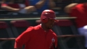 Aybar's leadoff home run