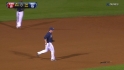 Gyorko flashes the leather