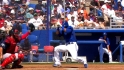 Bautista gets hit by a pitch