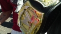Reddick sports WWE replica belt