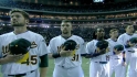 American and Japanese anthems