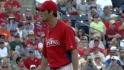 Hamels strikes out seven