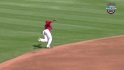 Aybar's diving grab
