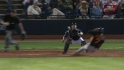 Padres turn odd double play