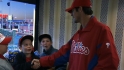 Phillies players surprise fans
