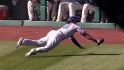 Rasmus' great diving catch