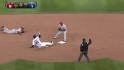 Aybar turns double play