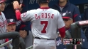 DeRosa scores on wild pitch