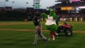 The Phanatic has fun with Hanley
