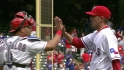 Adams picks up the save