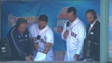 Varitek, Wakefield join booth