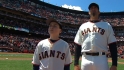 Stow's first pitch