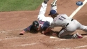 Darvish gets Doumit at the dish