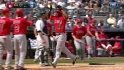 Hughes surrenders homer