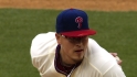 Worley's five strikeouts