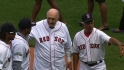 Branca's first pitch