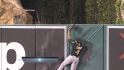 Crisp's leaping grab
